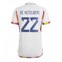 Pánský Fotbalový dres Belgie Charles De Ketelaere #22 MS 2022 Venkovní Krátký Rukáv